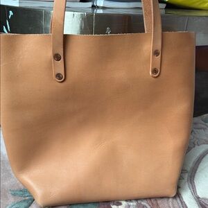 Kmm horween Leather Tote Bag with 7inches strap drop